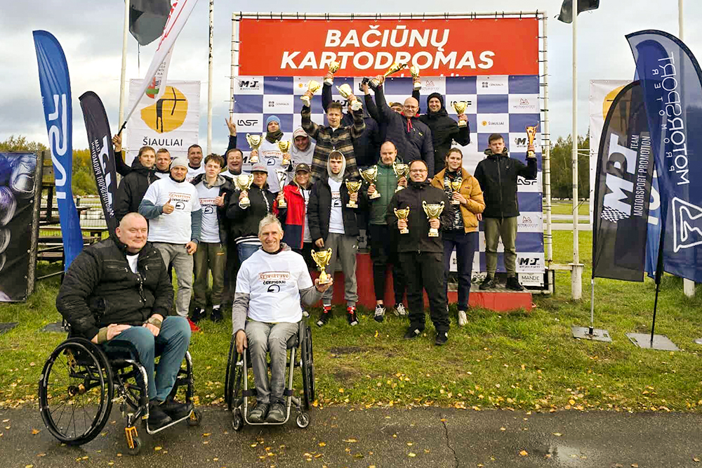 slalomas baciunu kartodromas